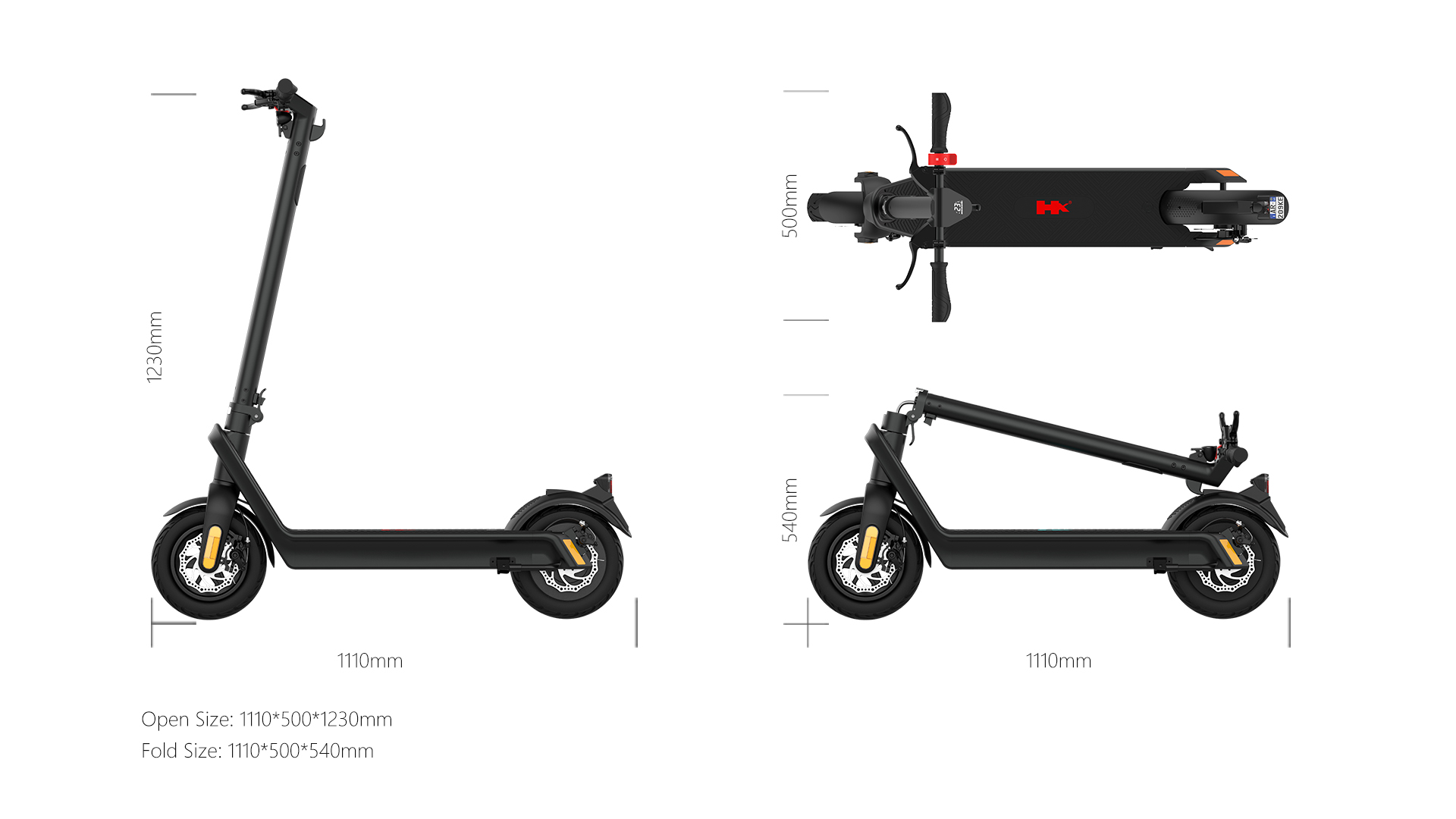 Mingbao X9 Two Wheels Portable Scooter Off Road Foldable Adult Electric